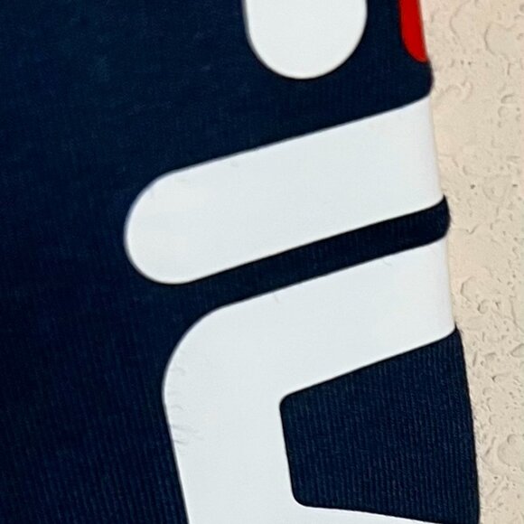 Fila Women's leggings Meduim Cotton Yoga pants Navy High waisted fit Ankle - Picture 3 of 5